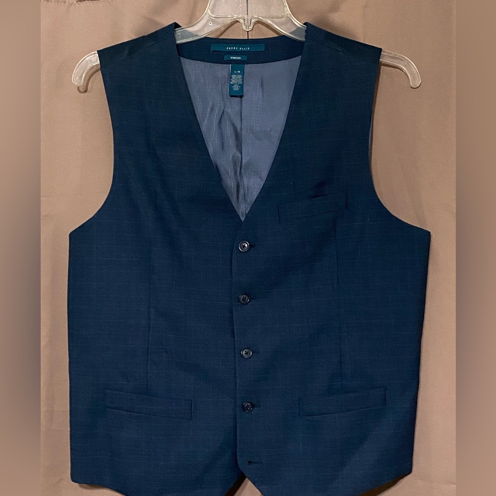 Navy/Gray Suit Vest